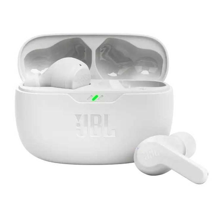 JBL Wave Beam True Wireless In-Ear Earbuds with Mic - White