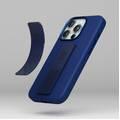 Levelo Morphix Silicone Case with Silicone Grip for iPhone 15 Pro Max, Reinforced Corners with Airguard, Premium Crafted Silicone, Shock-Proof Edges, 3H Anti Scratch, Built-In Grip, Magnetic Case - Deep Blue