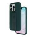 Levelo Morphix Silicone Case with Silicone Grip for iPhone 15 Pro Max, Reinforced Corners with Airguard, Premium Crafted Silicone, Shock-Proof Edges, 3H Anti Scratch, Built-In Grip, Magnetic Case - Green