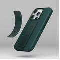 Levelo Morphix Silicone Case with Silicone Grip for iPhone 15 Pro Max, Reinforced Corners with Airguard, Premium Crafted Silicone, Shock-Proof Edges, 3H Anti Scratch, Built-In Grip, Magnetic Case - Green