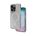 Levelo Allure PC Hard Case for iPhone 15 Pro, Reinforced Corners with Airguard, Shock-Proof Edges, High Transparency, 3H Anti Scratch, MagSafe Compatible, Polycarbonate Shell- Clear