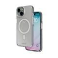 Levelo Allure PC Hard Case for iPhone 15 Plus, Reinforced Corners with Airguard, Shock-Proof Edges, High Transparency, 3H Anti Scratch, MagSafe Compatible, Polycarbonate Shell- Clear