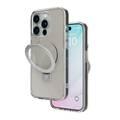 Levelo Verona Case for iPhone 15 Pro Max, Reinforced Corners with Airguard, Matte Finish TPU Material, Hybrid TPU & PC Material, MagSafe Compatible, Shock-Proof Edges, 3H Anti Scratch  - Clear