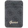 Guess Wallet Cardslot Magsafe Stand 4G Classic - أسود