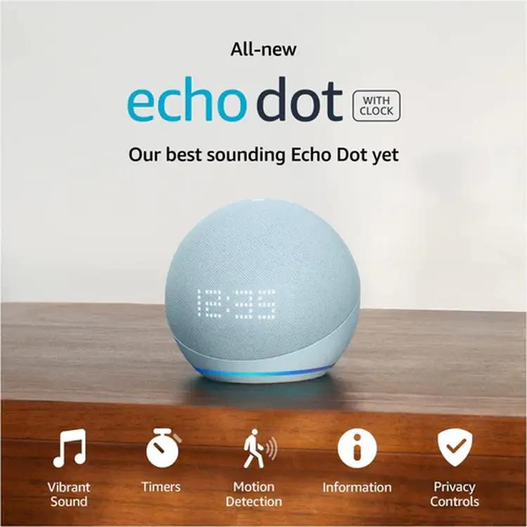 Official: All-New Echo Dot (5th Gen, 2022 release) Smart speaker  with Alexa