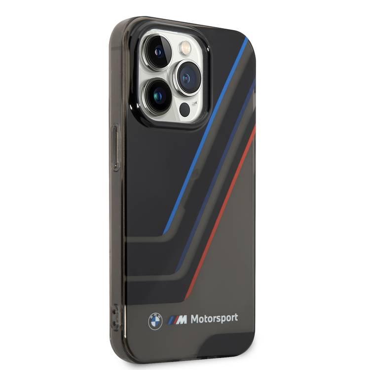 BMW Motorsport IML Case with Translucent Stripe for iPhone 15 Pro Max