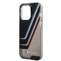 BMW Motorsport IML Case with Translucent Stripe for iPhone 15 Promax - Black