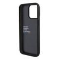 BMW M PU Leather Case with Hexo Pattern & Stripe for iPhone 15 Pro