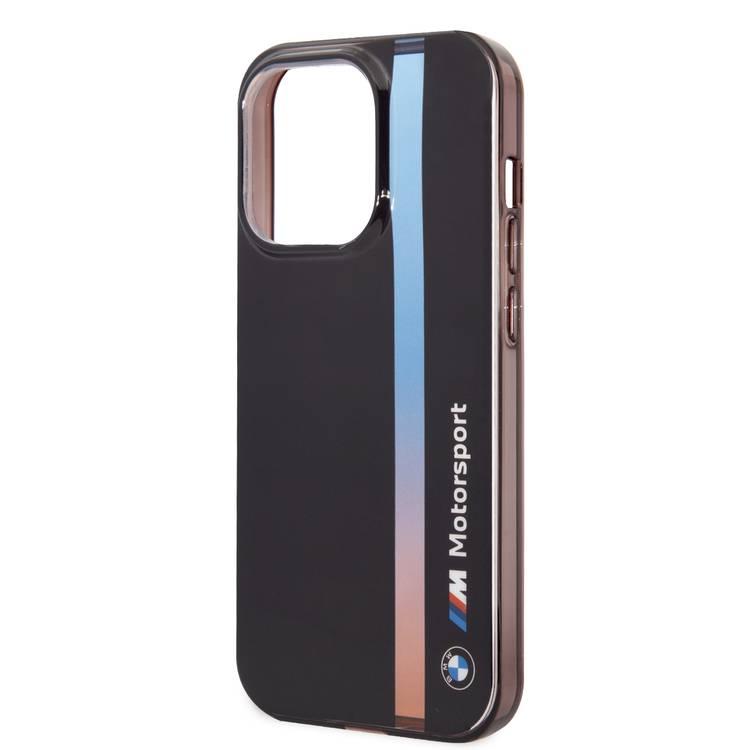 BMW Motorsport IML Case with Tricolor Stripe for iPhone 15 Pro Max