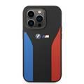 BMW M Silicone Case with Blue & Red Strips for iPhone 15 Pro