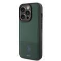 U.S.Polo Assn. PU Leather Mesh Pattern DH Case for iPhone 15 Series - Green - iPhone 15 Pro