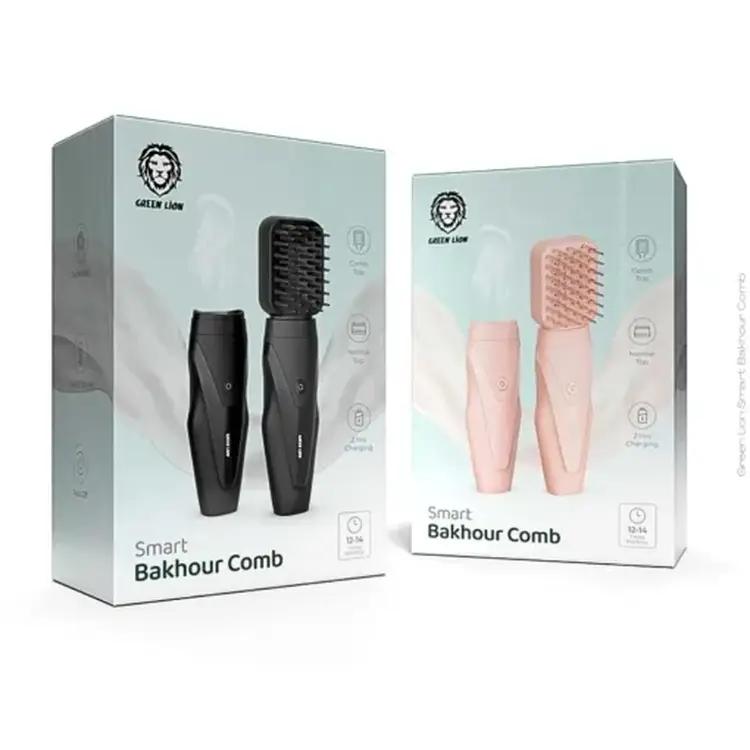 Green Lion Smart Bakhour Comb  - Black