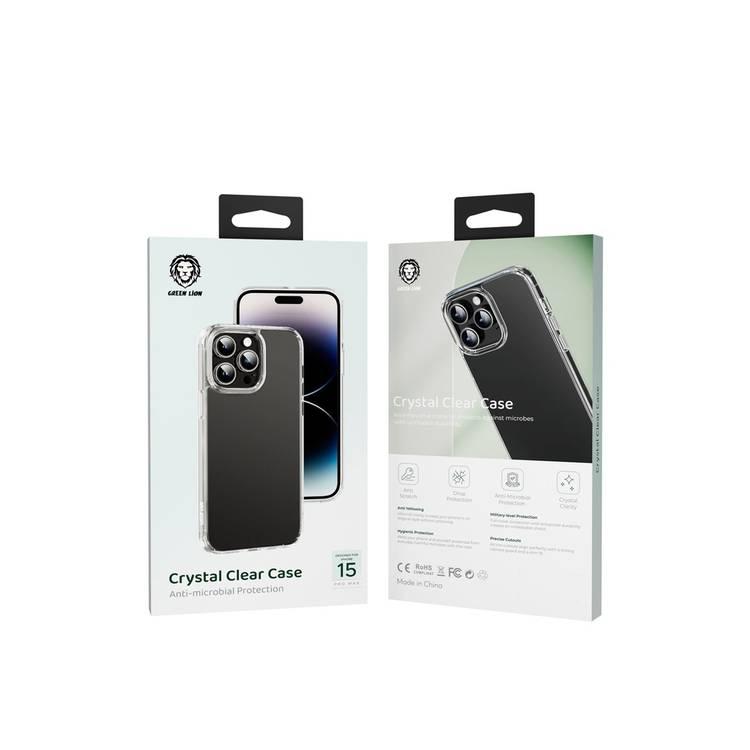 Green Lion Crystal Clear Case  - Clear - iPhone 15 Pro