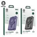 Green Lion 3 in 1 Magsafe Power Bank 10000mAh PD 20W - Purple