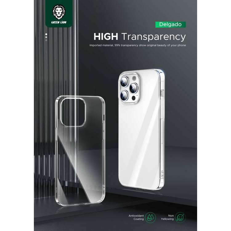 Green Lion Delgado PC Case - Clear - iPhone 15 Pro