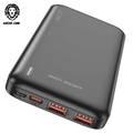 Green Lion PowerPack Fast Charge Power Bank 10000mAh PD 20W QC3.0 22.5W - Black