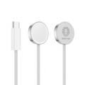 Green Lion Ultra Magnetic Charging Cable (Type-C Interface)3W for iWatch Series - White