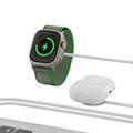 Green Lion Ultra Magnetic Charging Cable (Type-C Interface)3W for iWatch Series - White