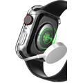 Green Slim Guard Pro Case with Glass for Apple Watch 40mm - White