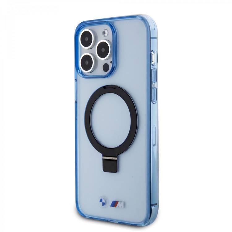 BMW iPhone 15 Pro Max For MagSafe IML Case with Ring Stand  - Blue
