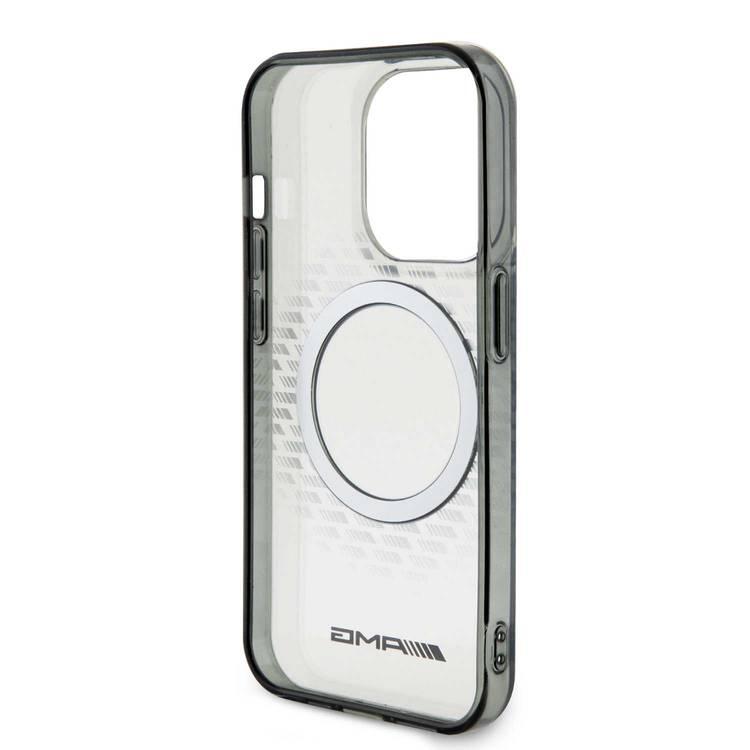 AMG iPhone 15 Pro Max For Magsafe Transparent Case Rhombuses Pattern - Transparent