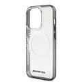 AMG iPhone 15 Pro Max For Magsafe Transparent Case Rhombuses Pattern - Transparent