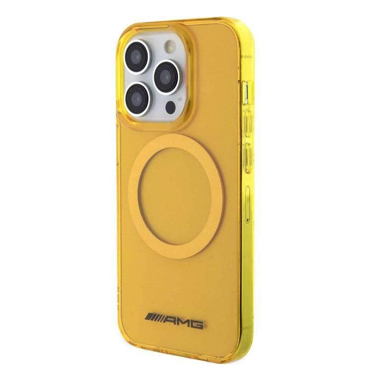 AMG iPhone 15 Pro For Magsafe Transparent Case  - Yellow