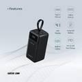 Green Lion Power Tank 50000mAh Power Bank with Fast Charging Cable - Black