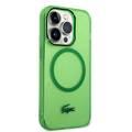 Lacoste HC MagSafe Transparent Case for iPhone 15 Series  - Green - iPhone 15 Pro