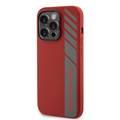 AMG MagSafe Silicone Case with Vertical AMG Logo Pattern for iPhone 15 Series  - Red - iPhone 15 Pro Max