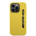 AMG MagSafe Silicone Case with Large AMG Logo for iPhone 15 Pro Series - Yellow - iPhone 15 Pro Max