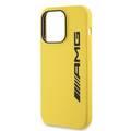 AMG MagSafe Silicone Case with Large AMG Logo for iPhone 15 Pro Series - Yellow - iPhone 15 Pro Max