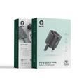 Green Lion PD+QC 20W One-Way Solution Mini Wall Charger  - Black