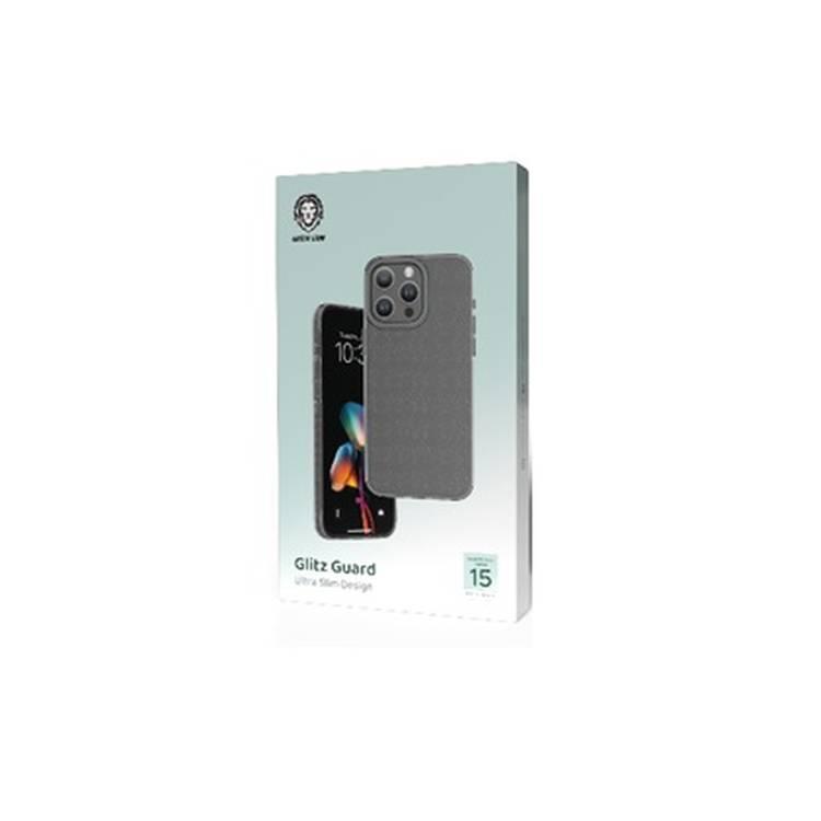 Green Lion iPhone 15 Pro For Glitz Guard Case Ultra Slim Design - Black