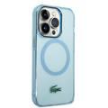 Lacoste HC MagSafe Transparent Case for iPhone 15 Series  - Blue - iPhone 15 Pro