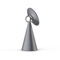 Powerology Desktop Conical MagSafe Phone Holder with 17*N5 Magnets, 360° Head Rotation, Anti Corrosion - Dark Gray