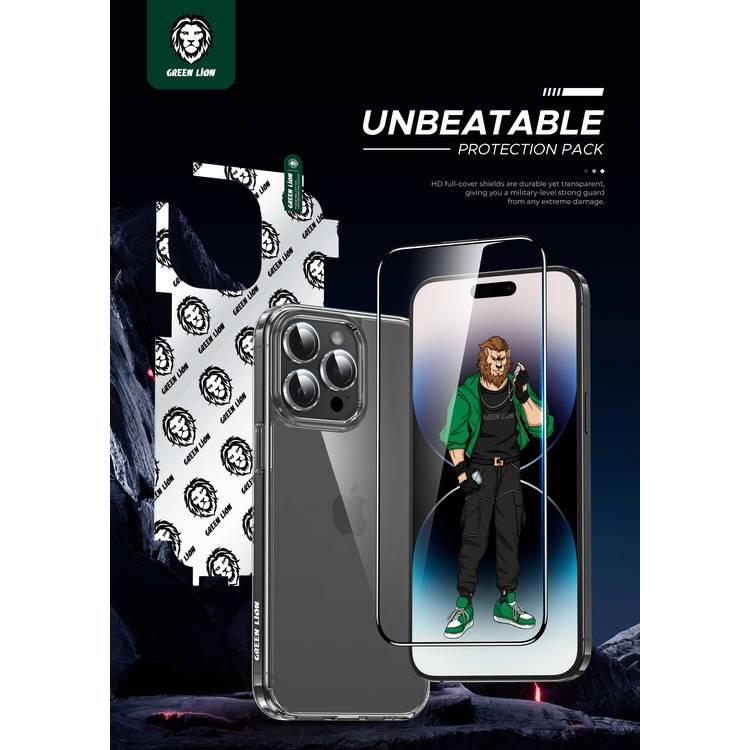 Green Lion iPhone 15 Pro for 4 in 1 Defender Pack - Titanium