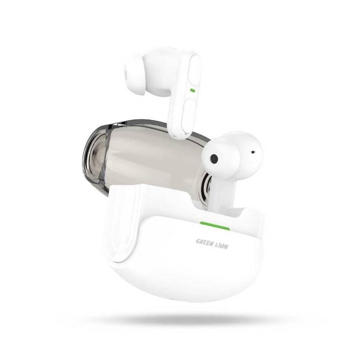Green Lion Patras Wireless Earbuds - White