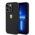 Ferrari iPhone 15 Pro Max For Silicone Case with All Over SF Pattern - Black