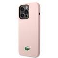 Lacoste iPhone 15 Pro For HC Magsafe Silicone Croc Logo - Pink