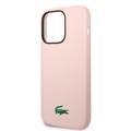 Lacoste iPhone 15 Pro For HC Magsafe Silicone Croc Logo - Pink