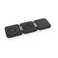 Porodo 3in1 Magsafe Wireless Foldable Charger - Black