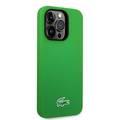 Lacoste iPhone 15 Pro Max For HC Magsafe Silicone Croc Logo - Green