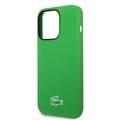 Lacoste iPhone 15 Pro Max For HC Magsafe Silicone Croc Logo - Green