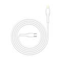 Porodo Blue 1.2M Type-C to Lightning PVC 20W Cable  - White