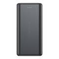 Powerology 20000mAh Power Bank with USB-C PD20w and 2xUSB-A QC 18W Port - Black