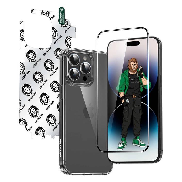 Green Lion iPhone 15 Plus For 4 in 1 Defender Pack - Transparent