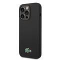 Lacoste iPhone 15 Pro Max For HC Magsafe Silicone Croc Logo - Black