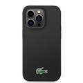 Lacoste iPhone 15 Pro Max For HC Magsafe Silicone Croc Logo - Black