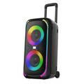 Porodo Soundtec Bash X Party Speaker with Trolly - Black